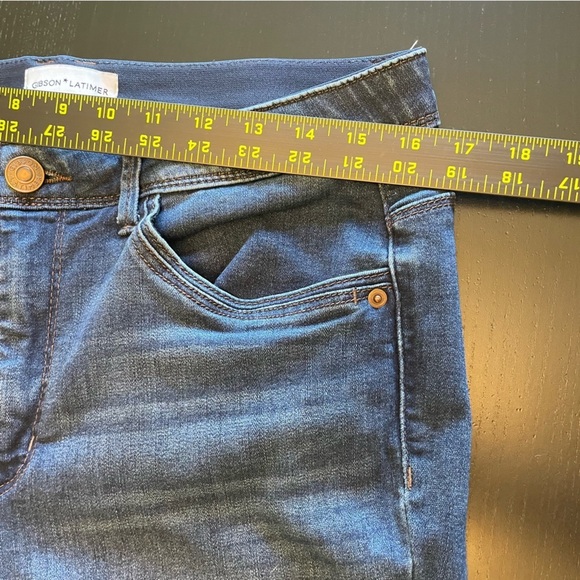 ❌SOLD Gibson Latimer Tummy Control Stretch Bootcut Denim Jeans, Size 12 - Picture 4 of 7